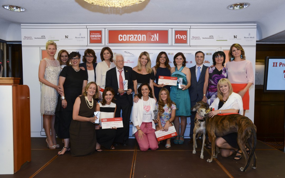 Otro año lleno de Corazones Solidarios en los Premios de la nueva revista de los lunes «Corazón CzN tve»