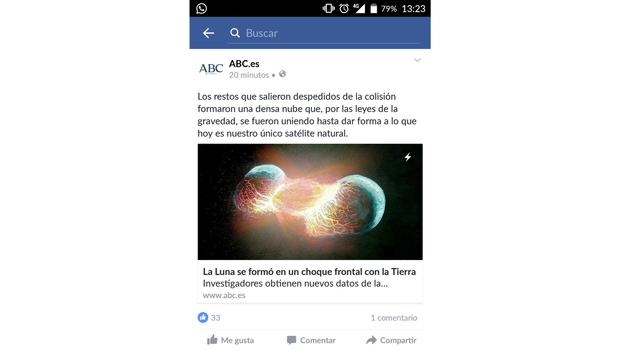 ABC primer diario español en Facebook Instant Articles