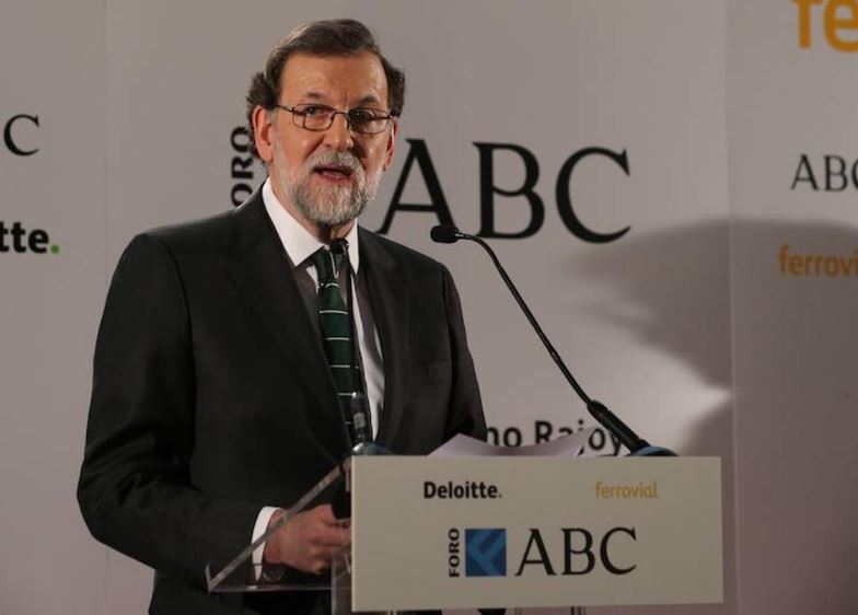 El presidente del Gobierno, Mariano Rajoy, participa en el Foro ABC