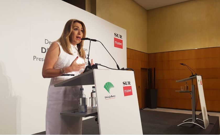 Susana Díaz reivindica la estabilidad en Andalucía en el foro de diario Sur