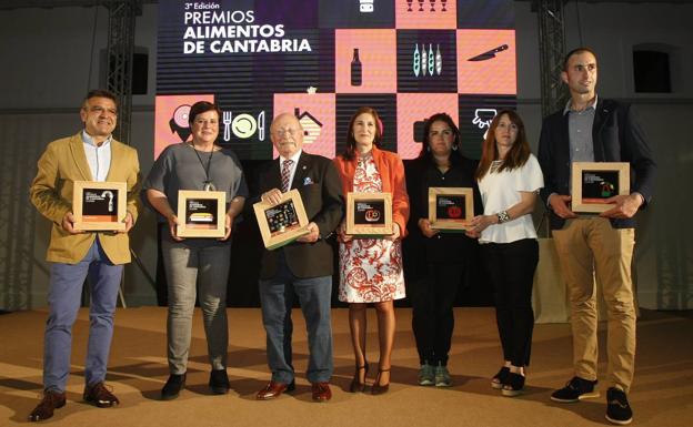 Galardones y buenos alimentos en los III Premios Alimentos Cantabria