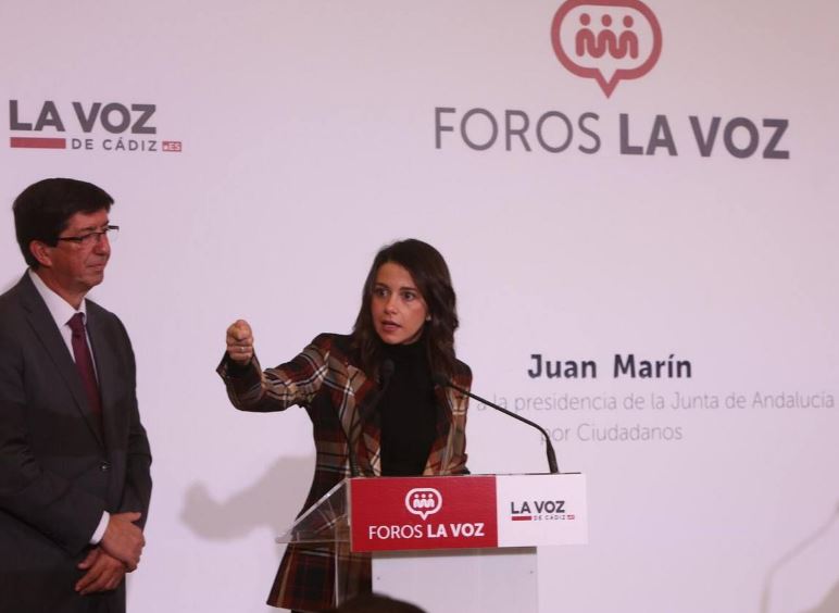 Inés Arimadas y Juan Marín participan en el Foro LA VOZ